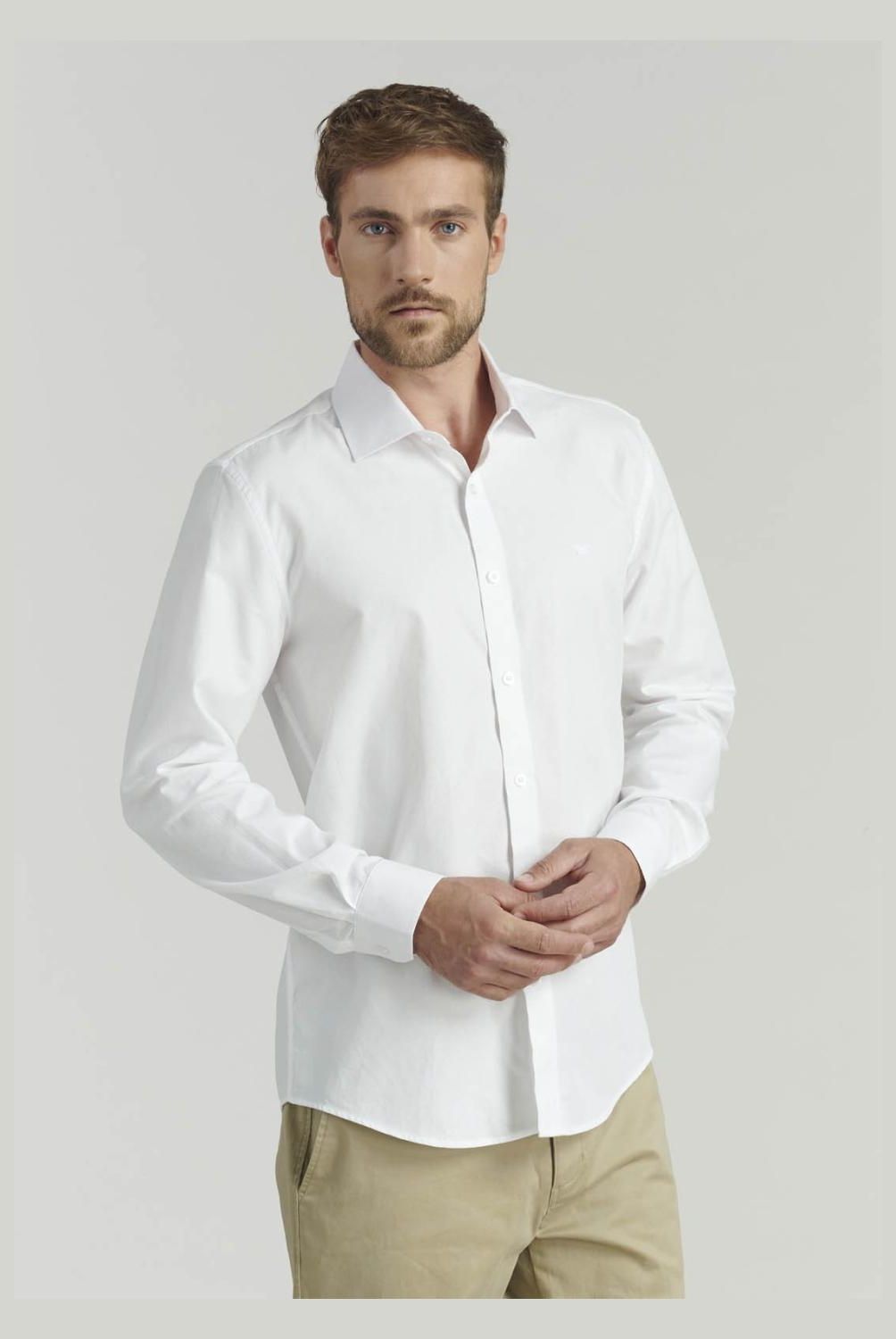 FEROUCH - Camisa Manga Larga Algodón Hombre Ferouch