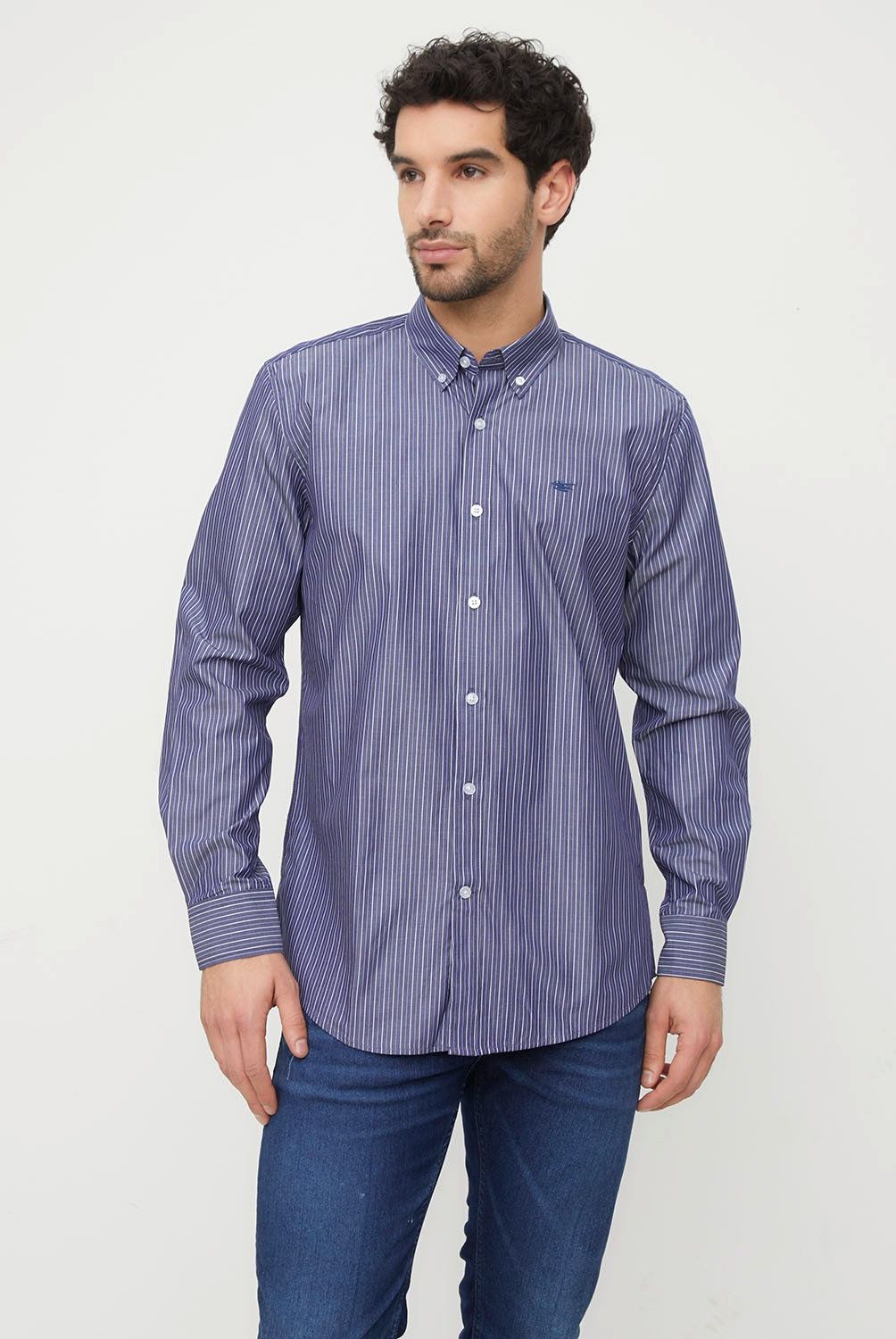 FEROUCH - Camisa Manga Larga Algodón Hombre Ferouch