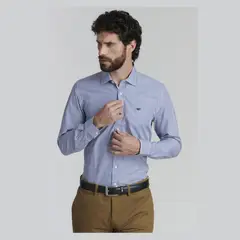 FEROUCH - Camisa Manga Larga Algodón Hombre