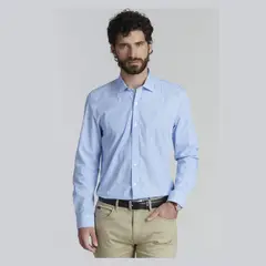 FEROUCH - Camisa Manga Larga Algodón Hombre