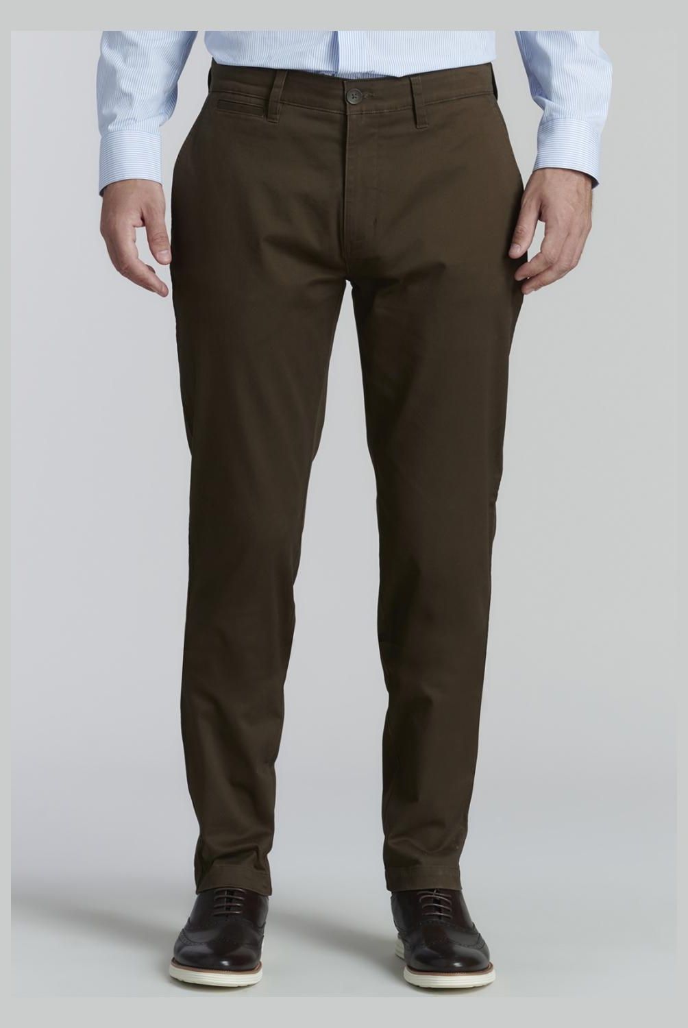 FEROUCH - Pantalón Chino Slim Fit Hombre Ferouch