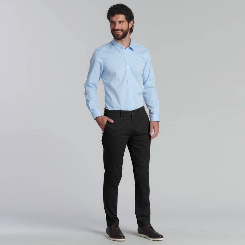 FEROUCH - Pantalón Chino Slim Fit Hombre Ferouch