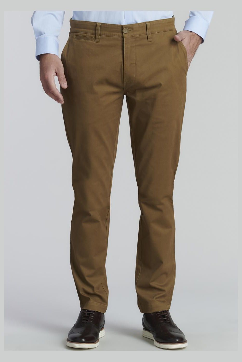 FEROUCH - Pantalón Chino Slim Fit Hombre Ferouch