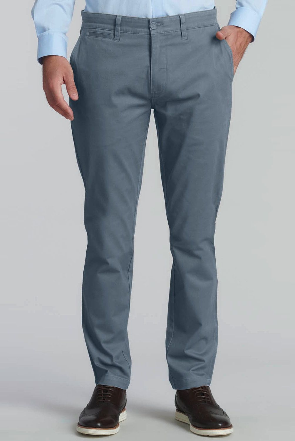 FEROUCH - Pantalón Chino Slim Fit Hombre Ferouch