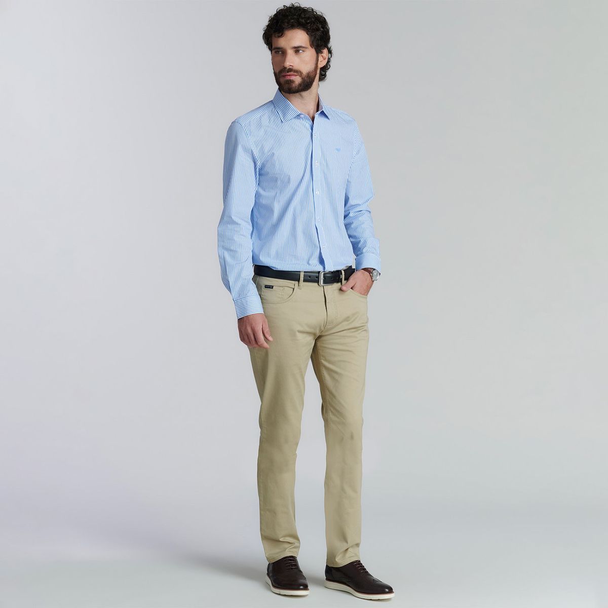 FEROUCH - Pantalón Chino Slim Fit Hombre Ferouch