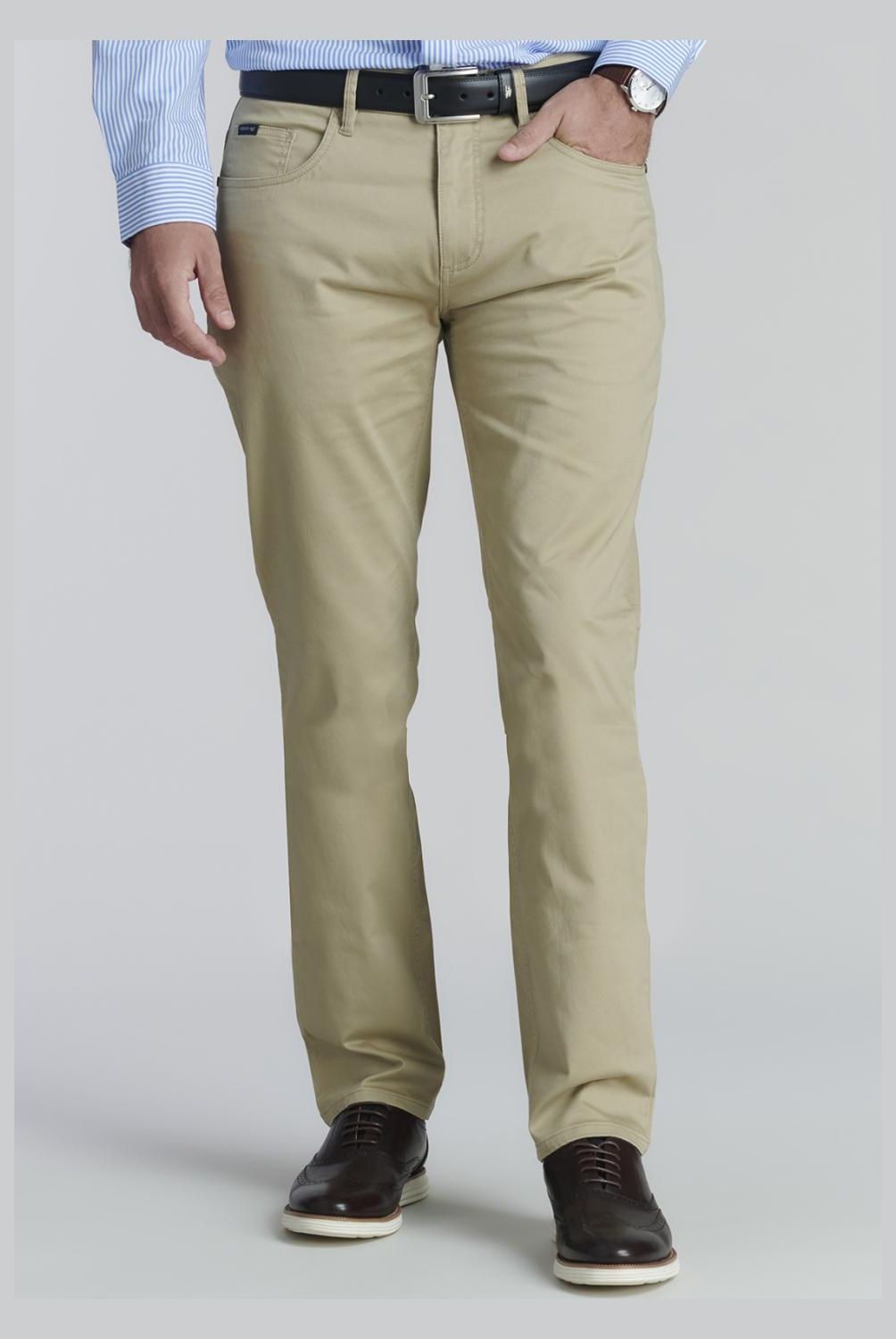 FEROUCH - Pantalón Chino Slim Fit Hombre Ferouch