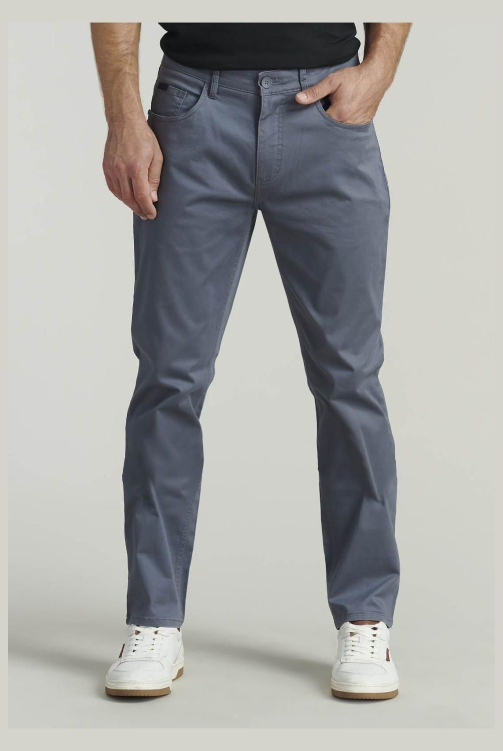 FEROUCH - Pantalón Chino Slim Fit Hombre Ferouch