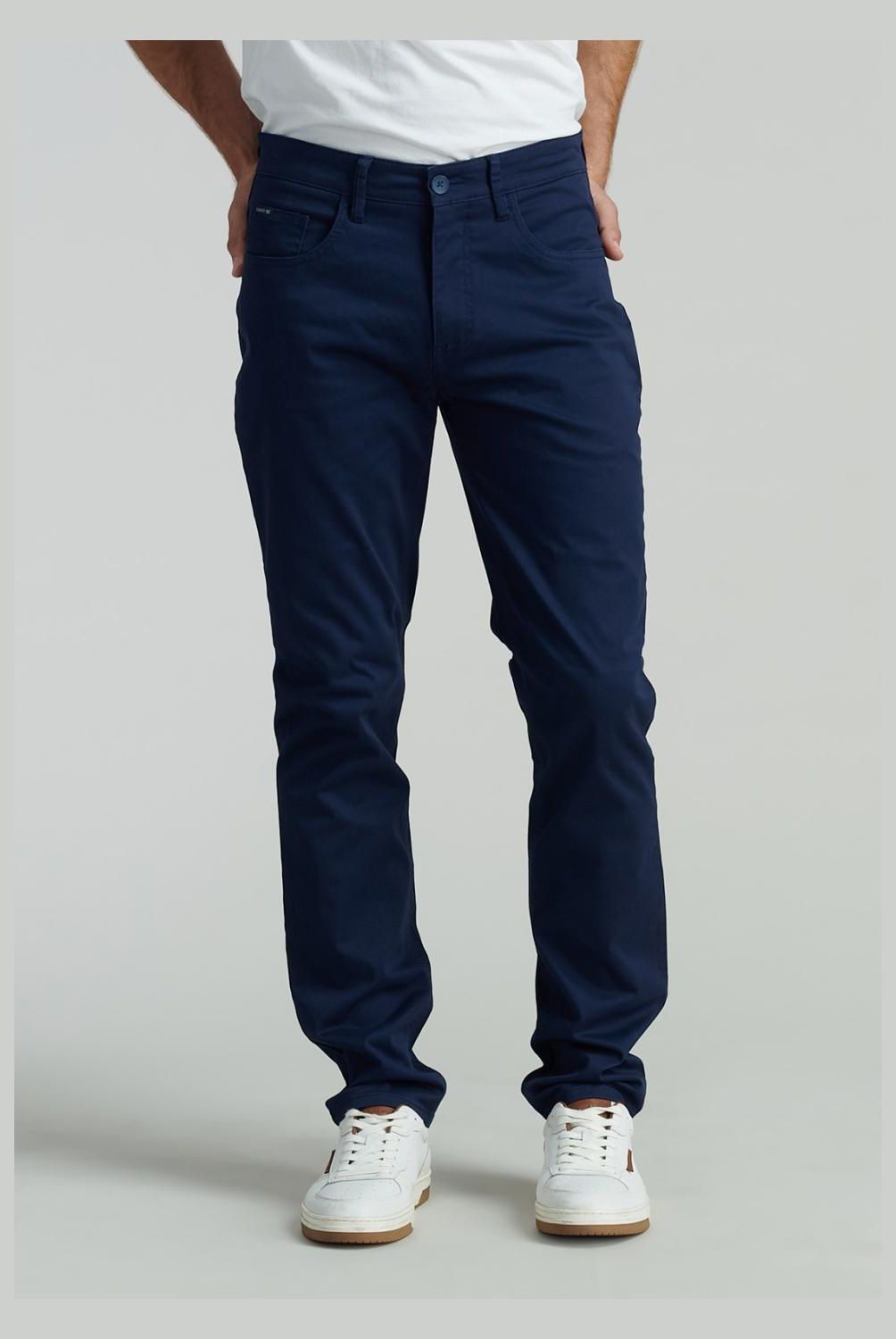 FEROUCH - Pantalón Chino Slim Fit Hombre Ferouch