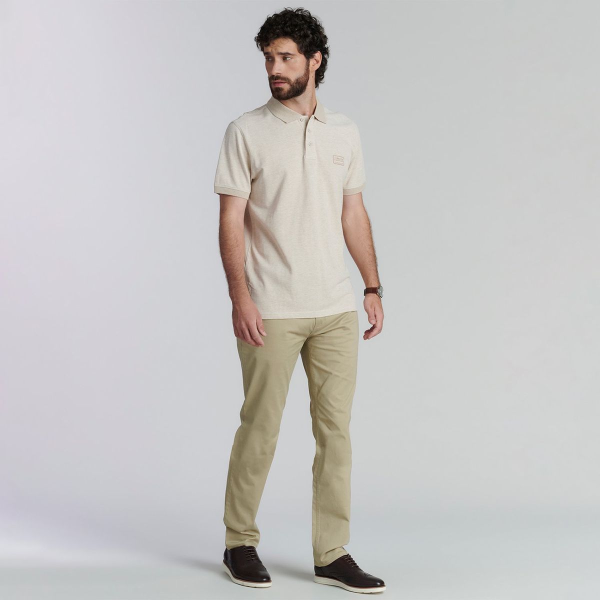 FEROUCH - Polera Piqué Manga Corta Algodón Hombre Ferouch