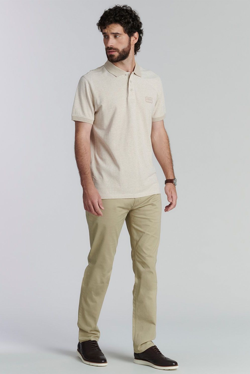 FEROUCH - Polera Piqué Manga Corta Algodón Hombre Ferouch