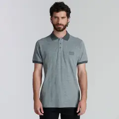 FEROUCH - Polera Piqué Manga Corta Algodón Hombre
