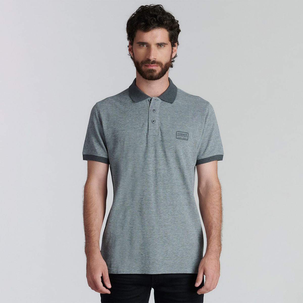 FEROUCH - Polera Piqué Manga Corta Algodón Hombre Ferouch