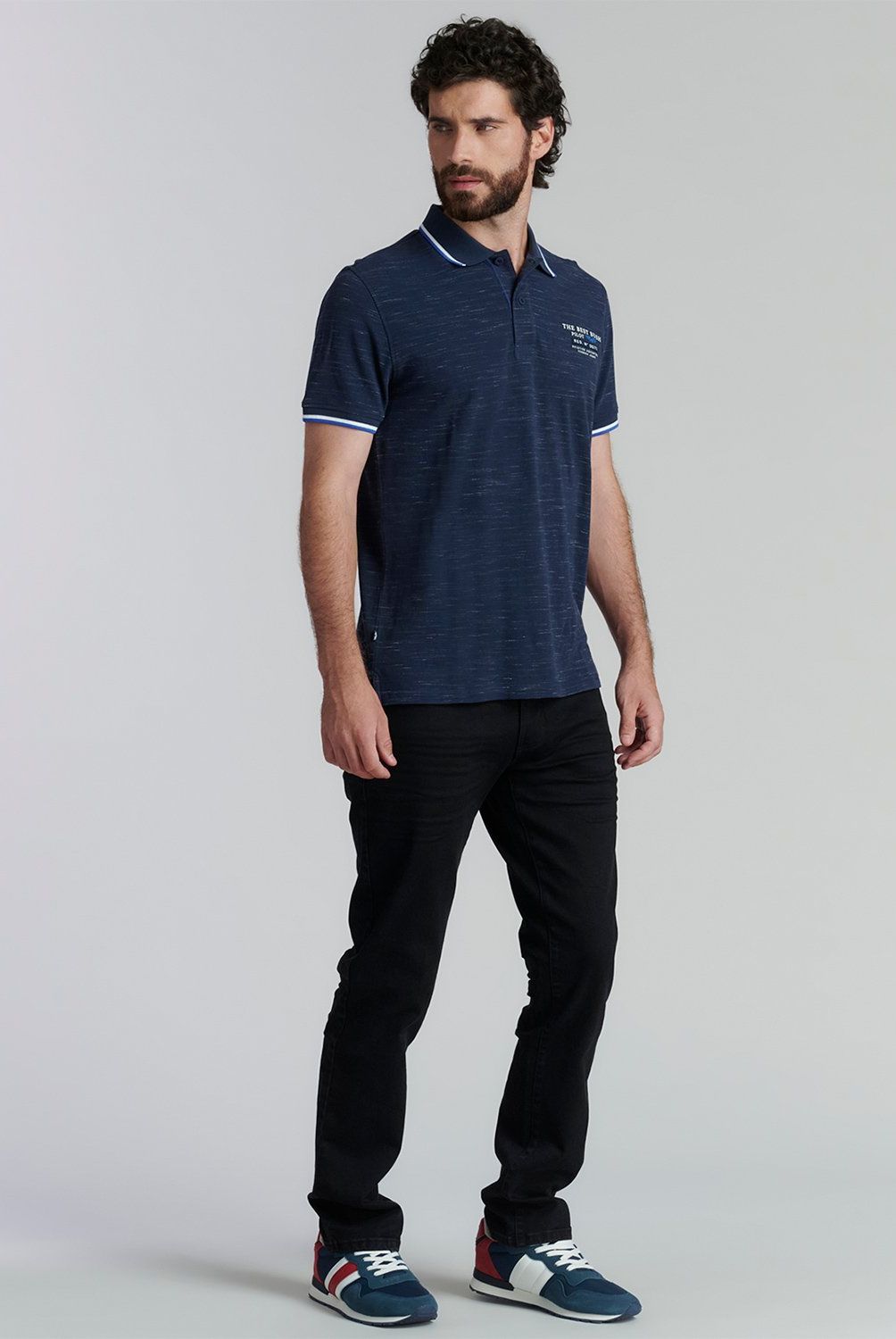 FEROUCH - Polera Piqué Manga Corta Algodón Hombre Ferouch