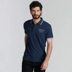 FEROUCH - Polera Piqué Manga Corta Algodón Hombre