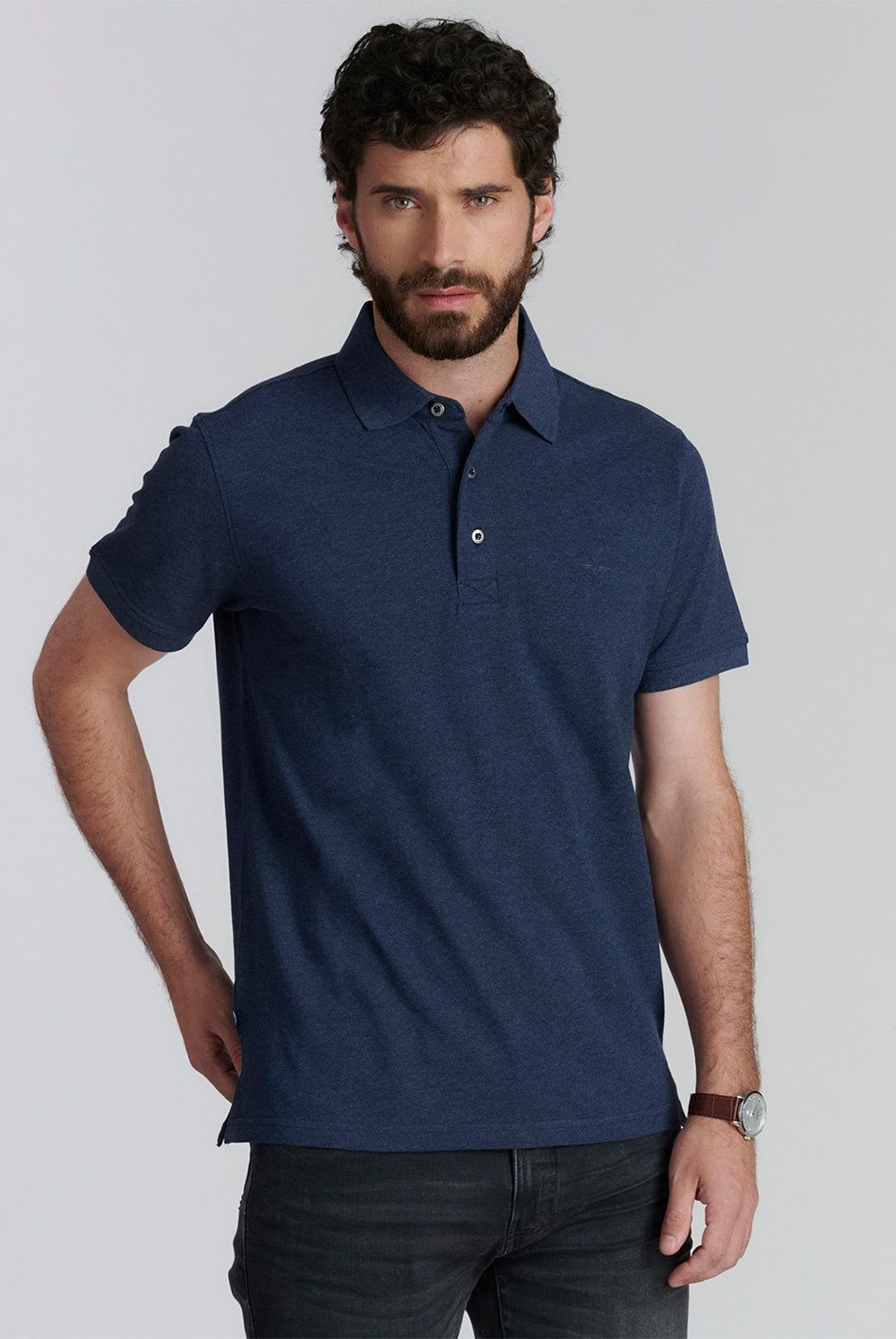 FEROUCH - Polera Piqué Manga Corta Algodón Hombre Ferouch