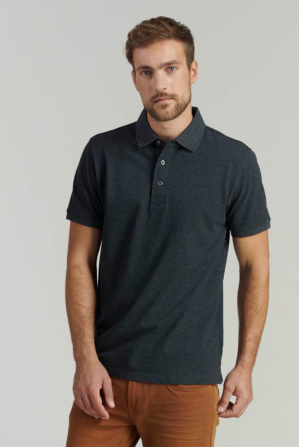 FEROUCH - Polera Piqué Manga Corta Algodón Hombre Ferouch