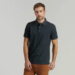 FEROUCH - Polera Piqué Manga Corta Algodón Hombre