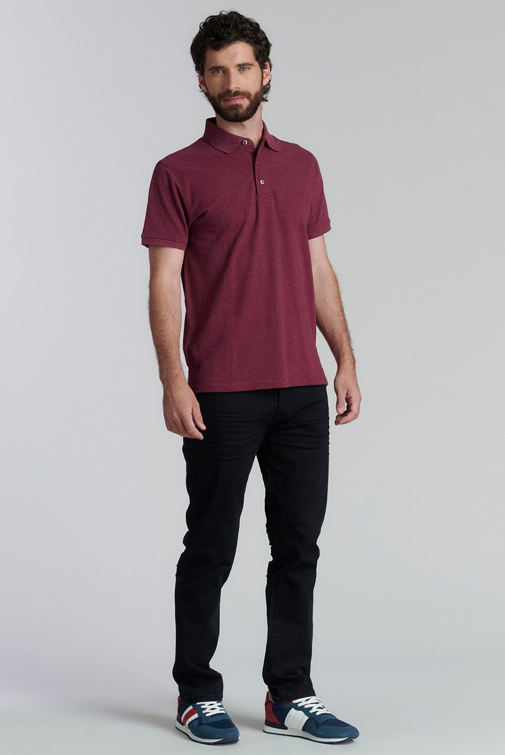 FEROUCH - Polera Piqué Manga Corta Algodón Hombre Ferouch
