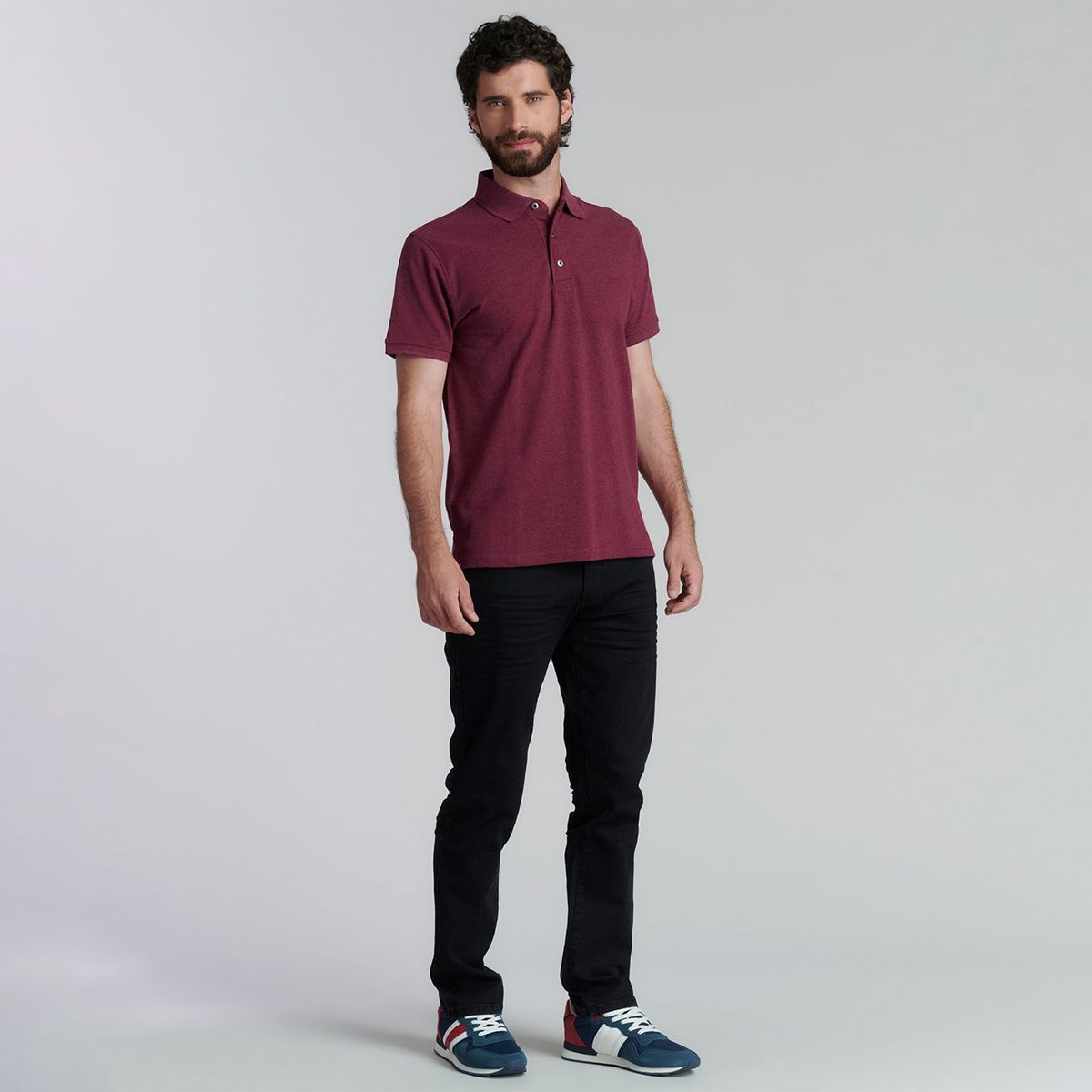 FEROUCH - Polera Piqué Manga Corta Algodón Hombre Ferouch