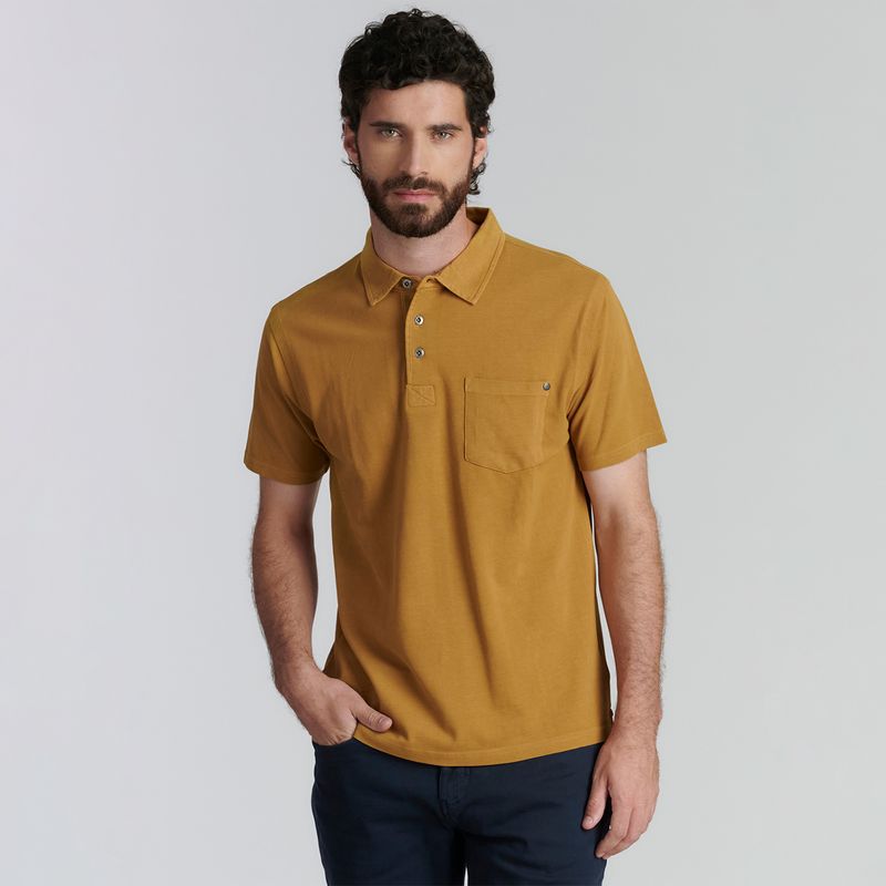 FEROUCH - Polera Piqué Manga Corta Algodón Hombre Ferouch