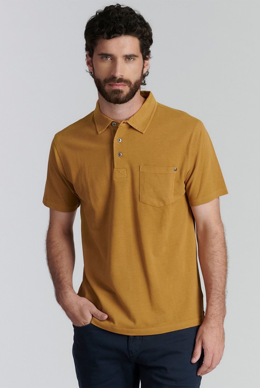 FEROUCH - Polera Piqué Manga Corta Algodón Hombre Ferouch