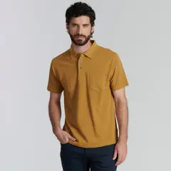FEROUCH - Polera Piqué Manga Corta Algodón Hombre