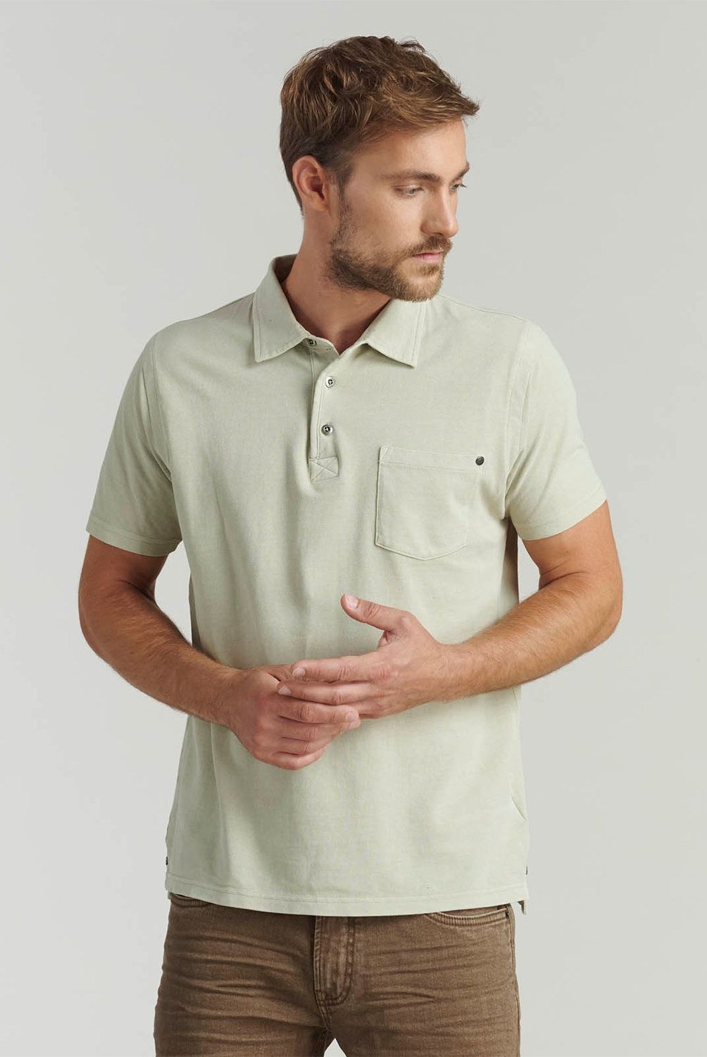 FEROUCH - Polera Piqué Manga Corta Algodón Hombre Ferouch