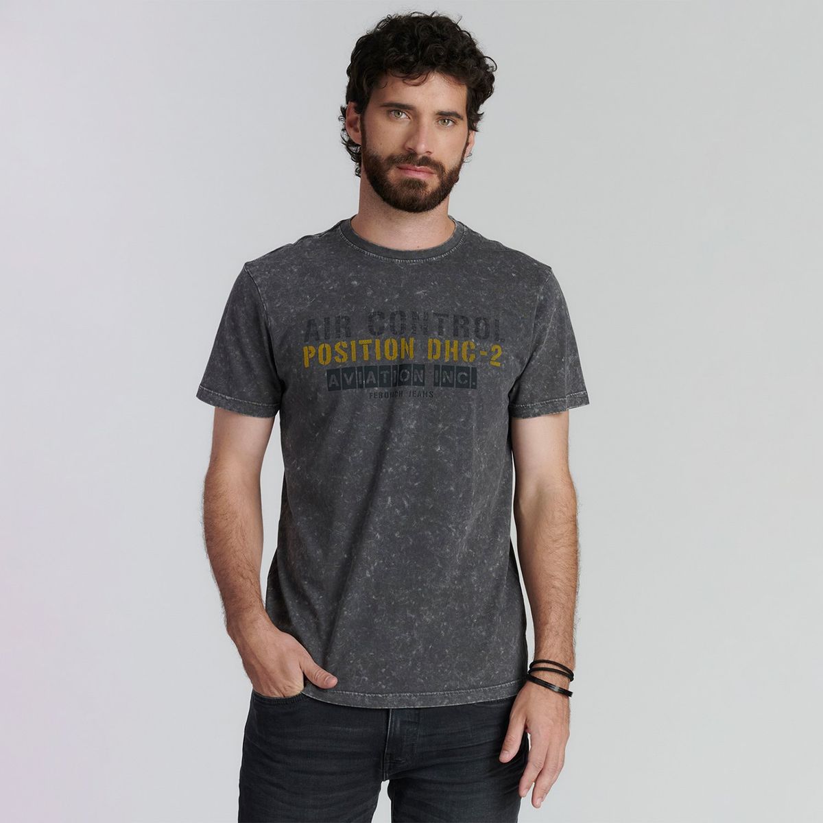 FEROUCH - Polera Manga Corta Algodón Hombre Ferouch