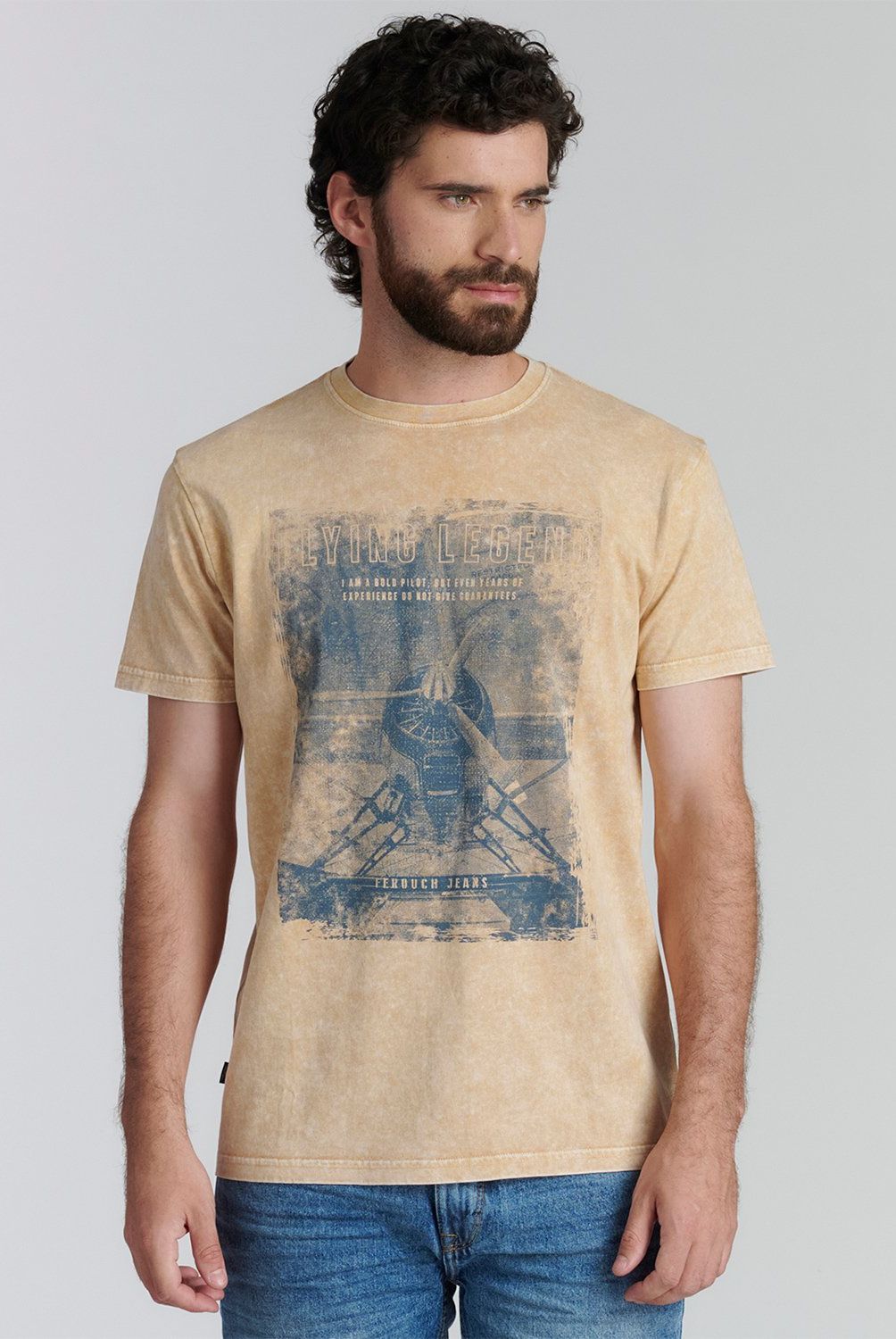 FEROUCH - Polera Manga Corta Algodón Hombre Ferouch