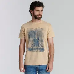 FEROUCH - Polera Manga Corta Algodón Hombre