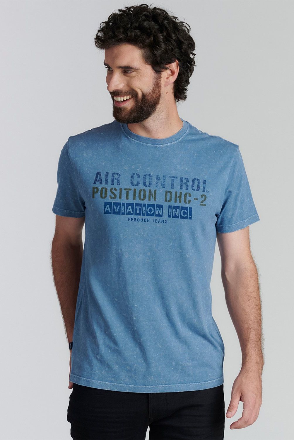 FEROUCH - Polera Manga Corta Algodón Hombre Ferouch