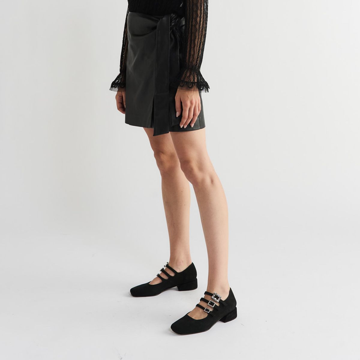 AURORA ALFONSO - Zapato Casual  Mujer Cuero Negro Aurora Alfonso