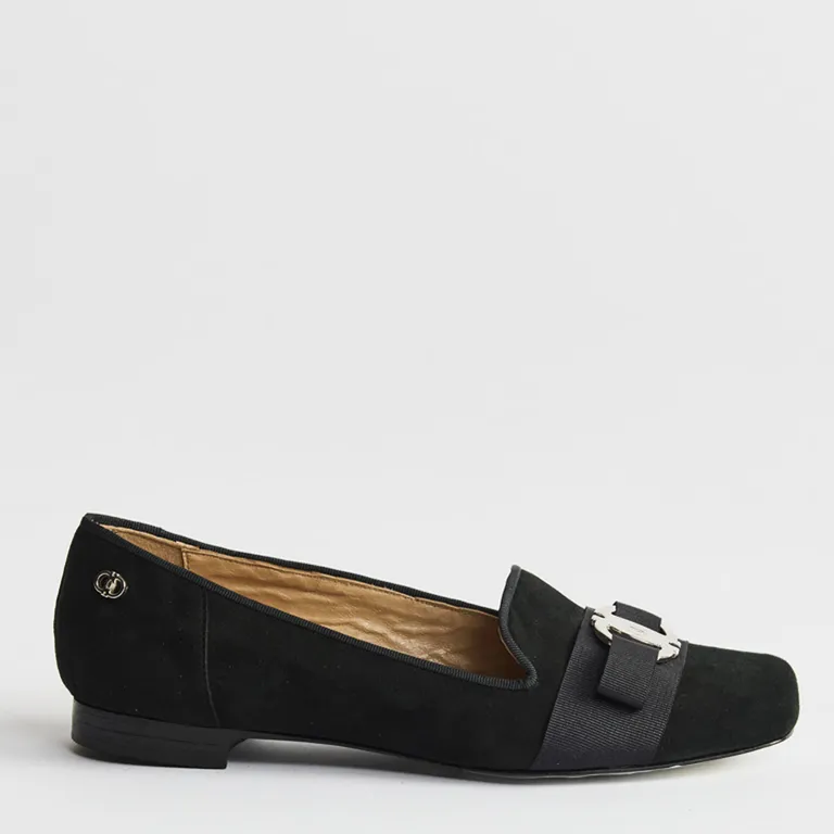 Zapato Casual Mujer Cuero Negro