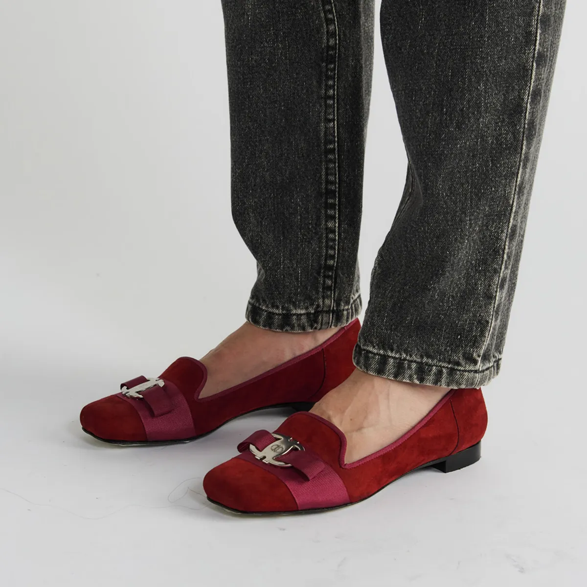 AURORA ALFONSO - Zapato Casual Mujer Burdeo Aurora Alfonso