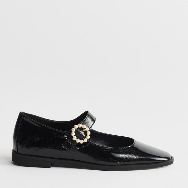 Zapato Casual Mujer Cuero Negro