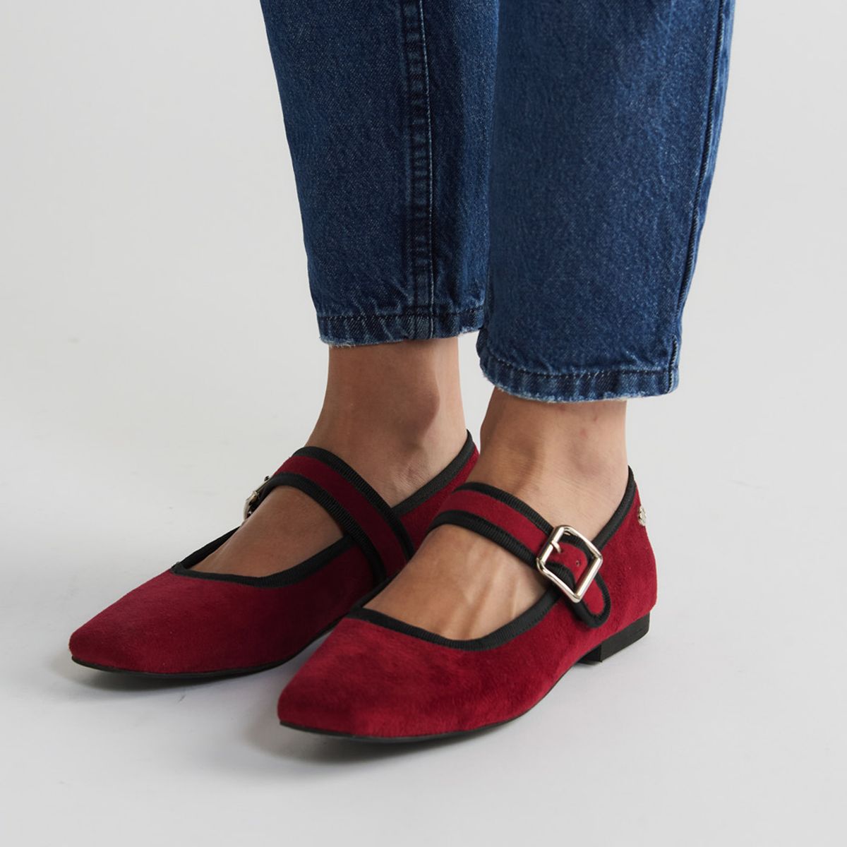 AURORA ALFONSO - Zapato Casual Mujer Cuero Rojo Aurora Alfonso
