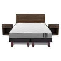 Cama Europea Star 2 Plazas Base Dividida + Set Asturias