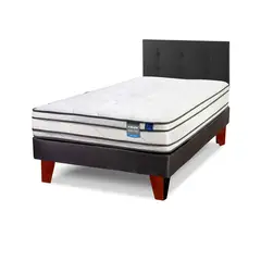 FLEX - Cama Europea Innova 1 .5 Plaza Box + Respaldo