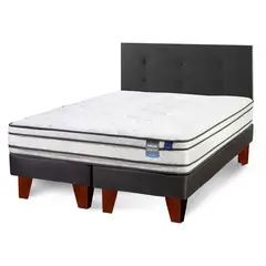 FLEX - Cama Europea Innova 2 Plazas Box Bd + Respaldo