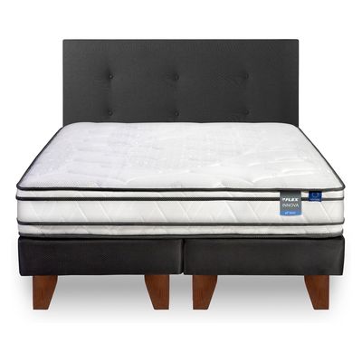 Imagen 2 del producto Cama Europea Innova 2 Plazas Box Bd + Respaldo