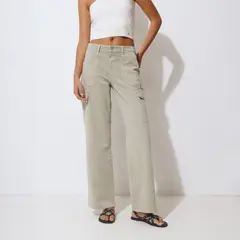 BROWNIE - Pantalón Recto Cargo Carla Mujer