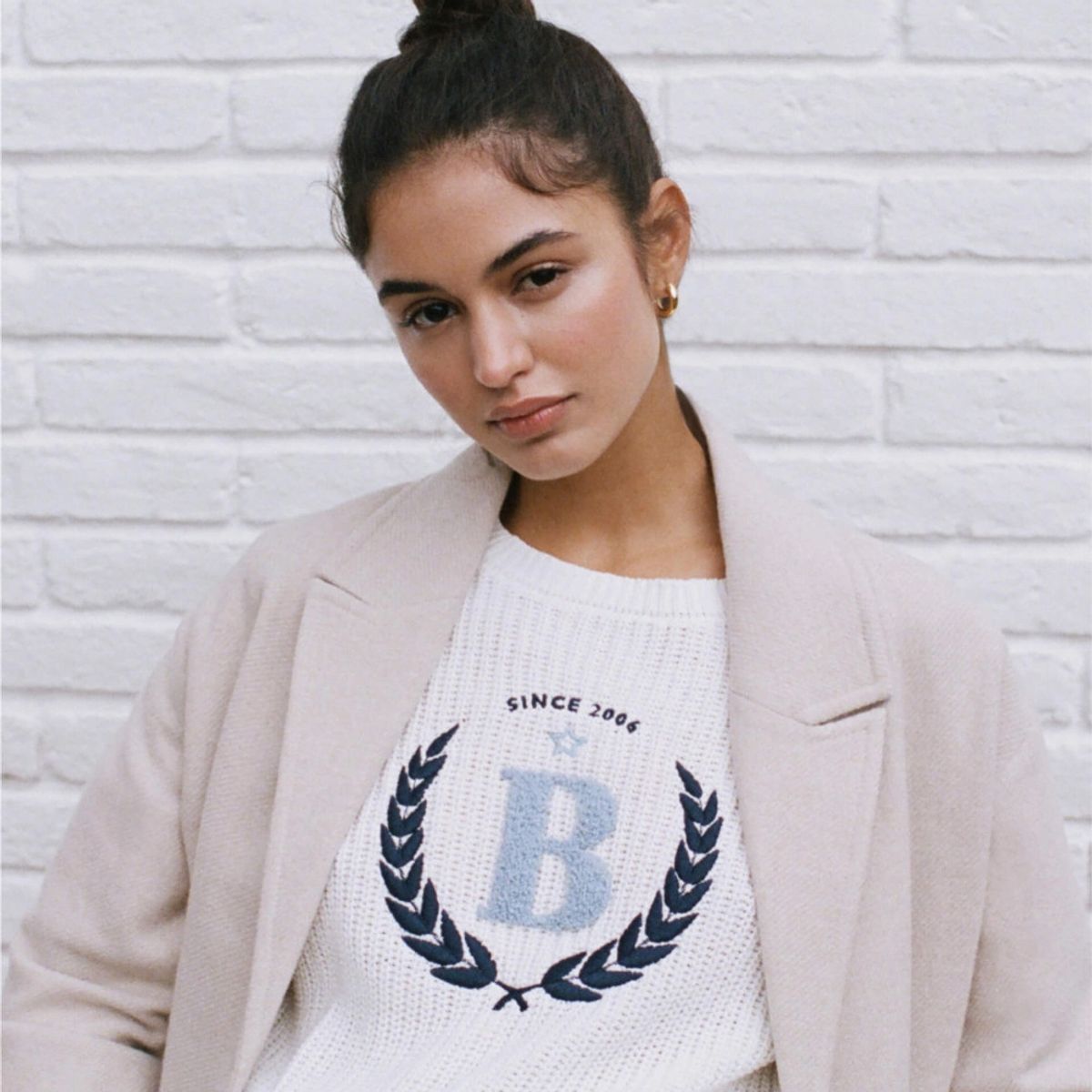 BROWNIE - Sweater Bordado Mujer Brownie