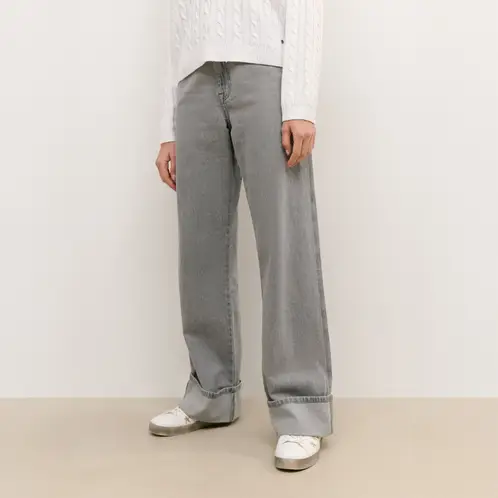 BROWNIE - Jeans Bajo Vuelta Mujer