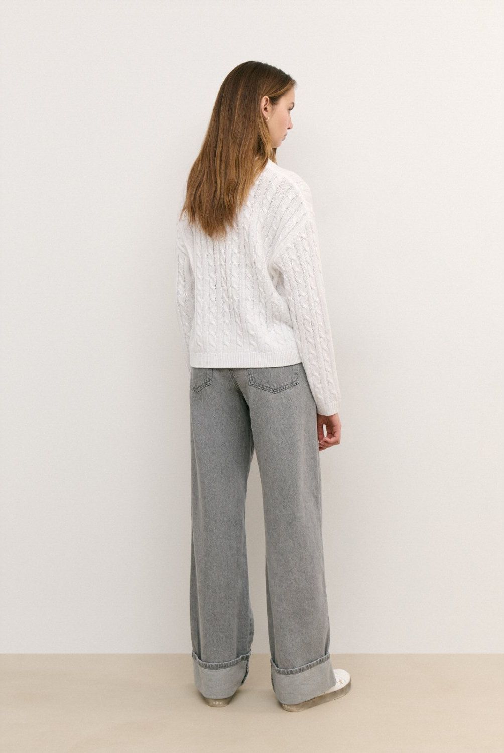 BROWNIE - Jeans Bajo Vuelta Mujer Brownie