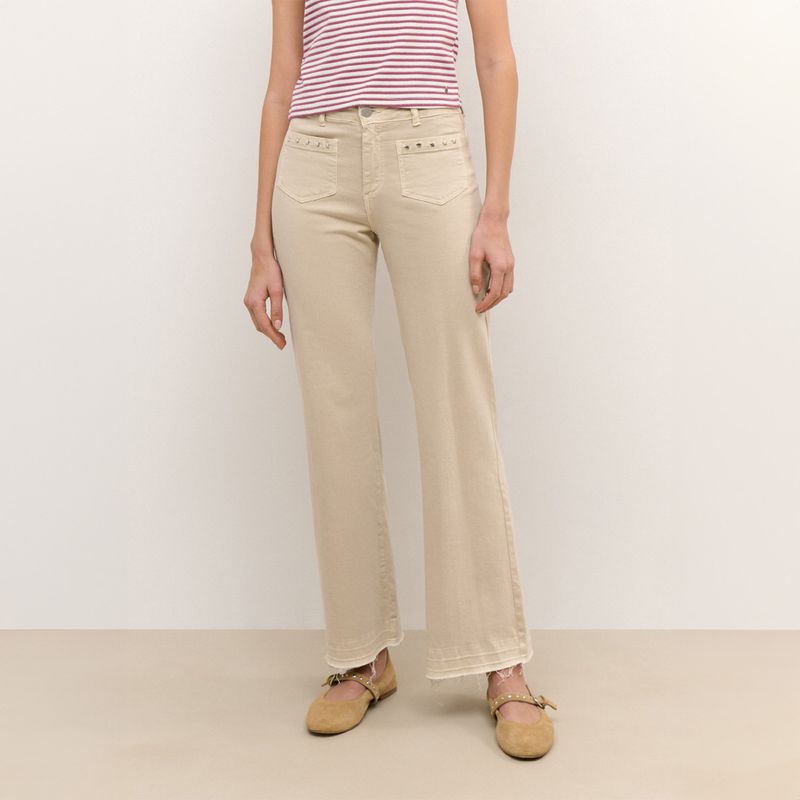 BROWNIE - Pantalón Culotte Estrellas Frontales Mujer Brownie