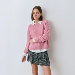BROWNIE - Falda Volantes Estampada Mujer