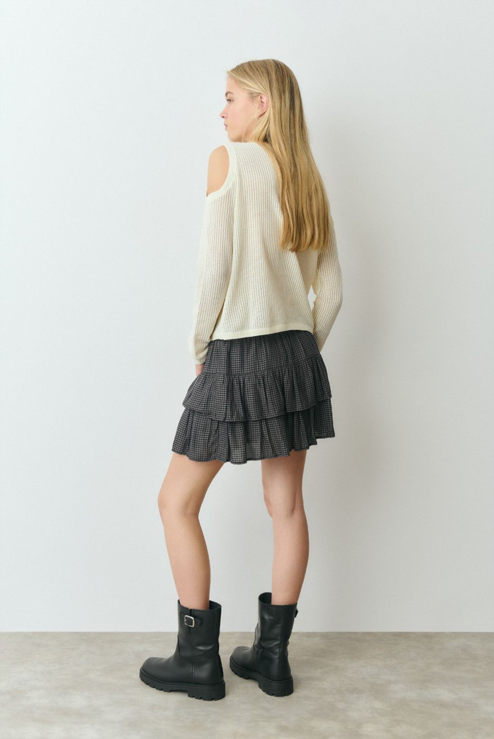 BROWNIE - Sweater Hombros Chenilla Mujer Brownie
