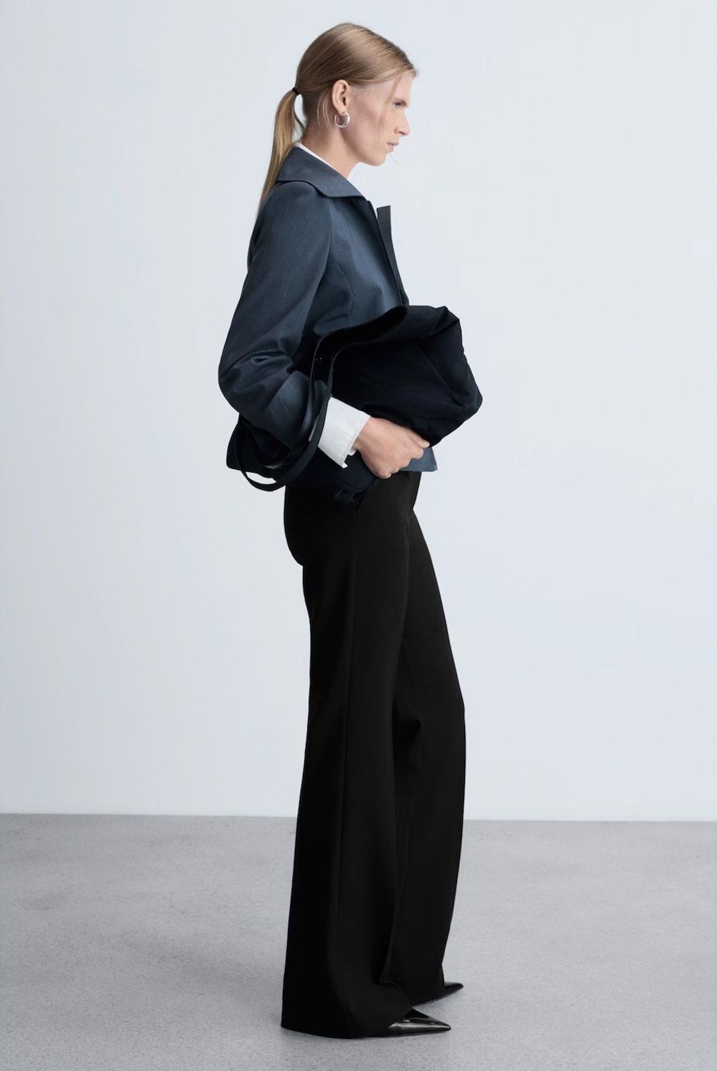 MANGO - Pantalón Flare Bolsillos Mujer Mango