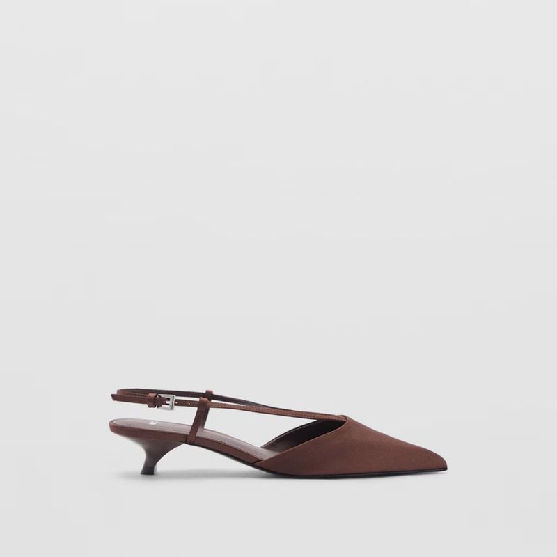 MANGO - Zapato Casual Mujer Café Mango