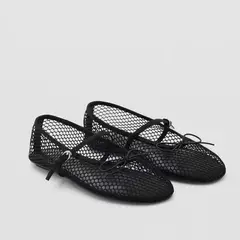 MANGO - Zapato Casual Mujer Negro
